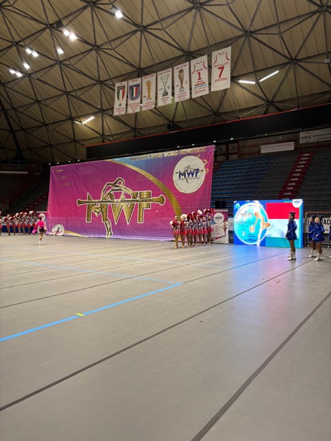 PALACARRARA PISTOIA WORLD CUP MAJORETTES SET-UP AUDIO VIDEO (LEDWALL)